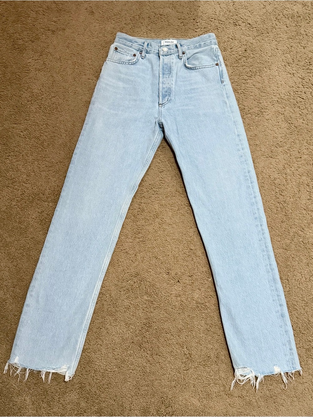 Agolde Light Blue Straight Men’s Jeans